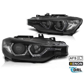Xenon kit fari anteriori per BMW Serie 3 F30, F31 2011-2015 con nero base, sinistro e destro per modelli con AFS