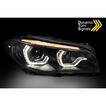 Carica l'immagine nel visualizzatore di Gallery, Xenon kit fari anteriori per BMW Serie 5 F10, F11 2010-2013 con nero base, sinistro e destro per modelli con AFS