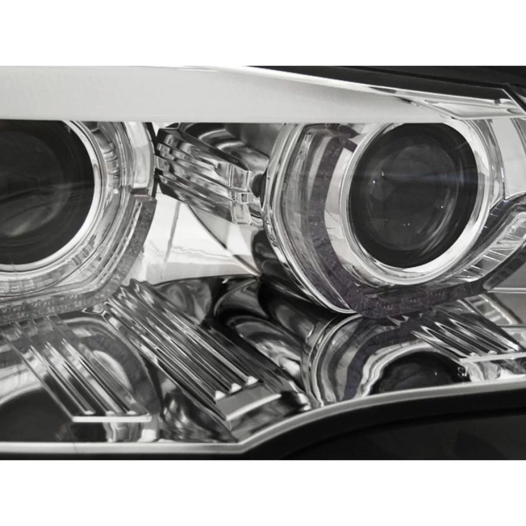 Xenon kit fari anteriori per BMW X5 E70 2007-2010 AFS con cromato base, sinistro e destro tuning