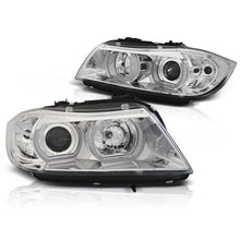 Xenon fari anteriori per BMW Serie 3 E90/E91 03.2005-08.2008 con cromato base tuning