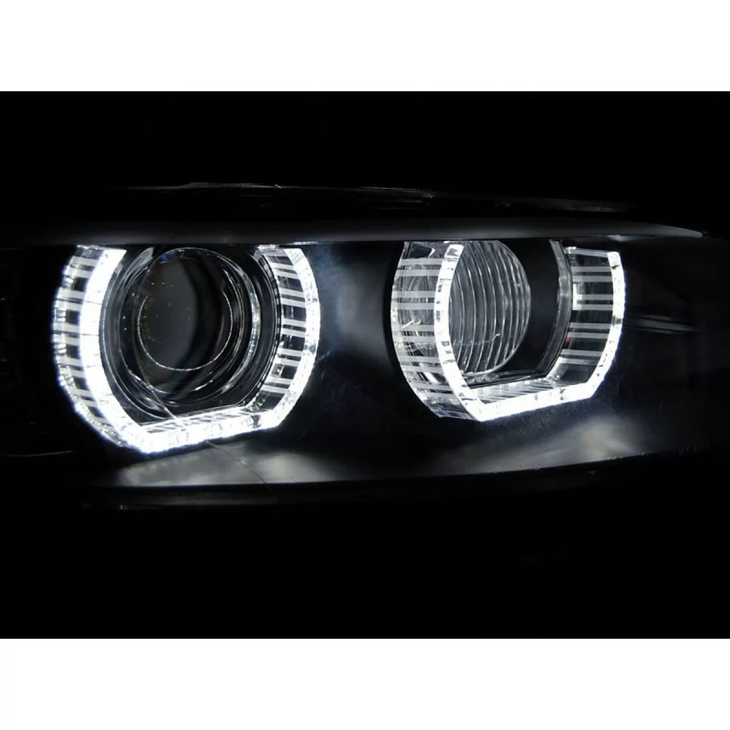 Xenon fari anteriori per BMW Serie 3 E92/E93 2006-2010 con nero base tuning