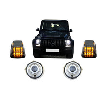 Indicatori di direzione LED per Mercedes Classe G W463 (1989-2012) con Fari anteriori cromati Bi-xenon stile