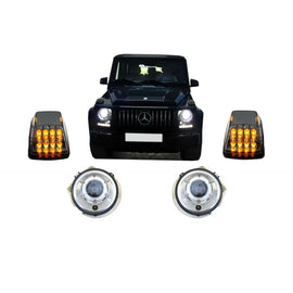 Indicatori di direzione LED per Mercedes Classe G W463 (1989-2012) con Fari anteriori cromati Bi-xenon stile