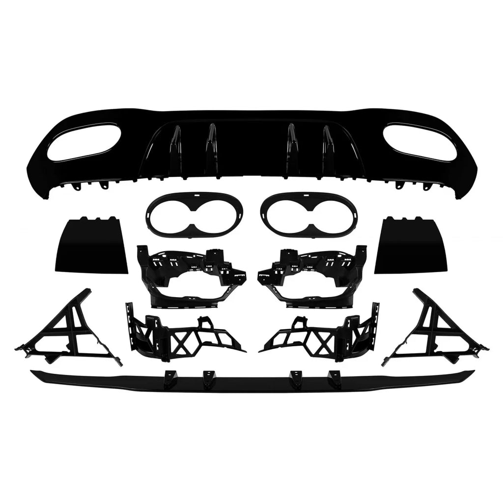 Tipo A45 diffusore per A design paraurti on Mercedes Classe A W177 hatchback dal 2018 -oo--oo-