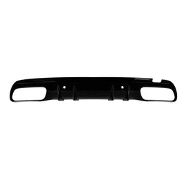 Tipo A design diffusore per posteriore A design line paraurti di Mercedes Classe C W205 2014-2020 -oo--oo-, Nero lucido