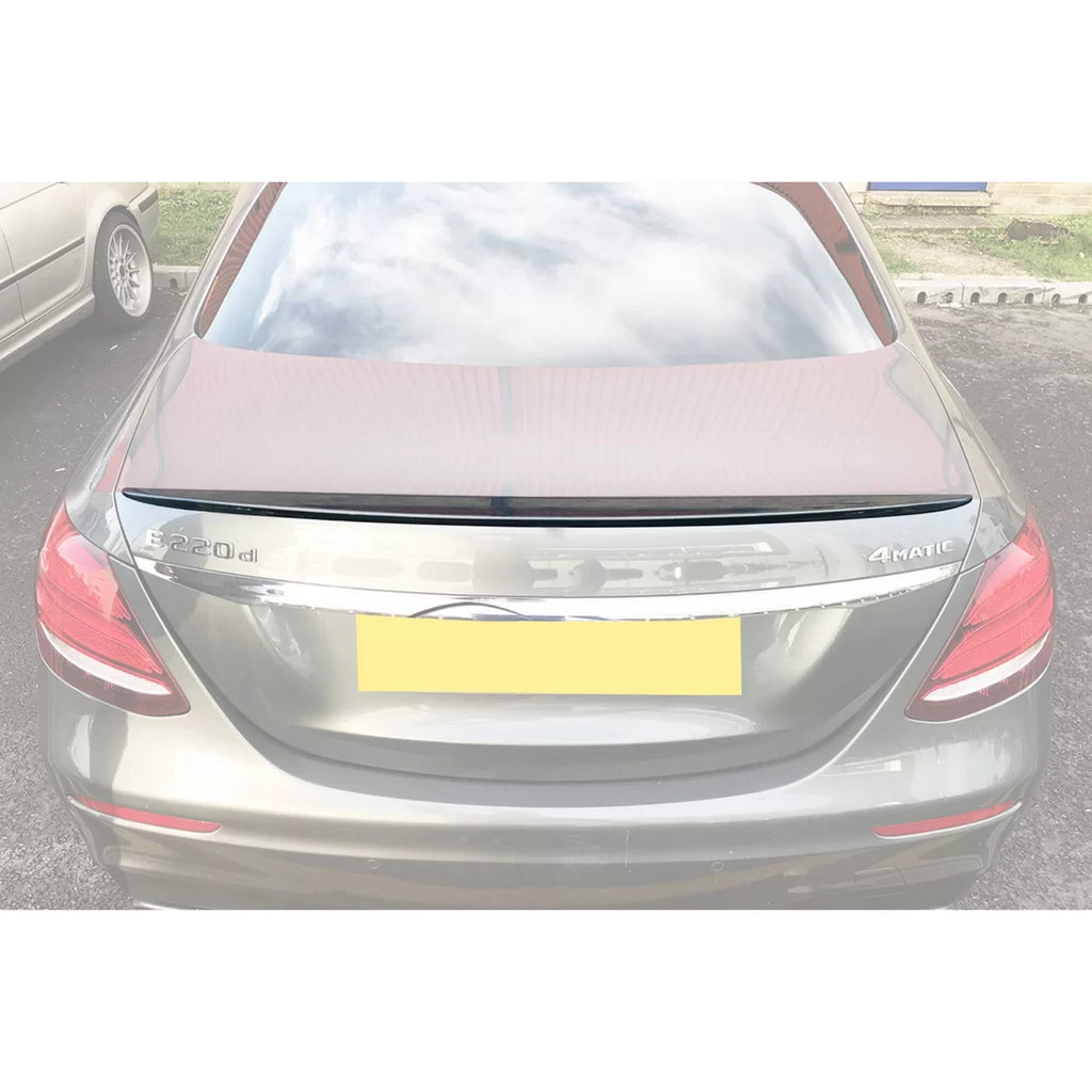 Tipo A design spoiler per baule per Mercedes Classe E W213 berlina 2016-2020, W213 restyling dal 2020, da verniciare