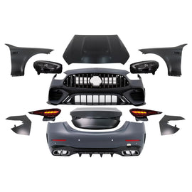 Conversione Body kit per Mercedes Classe C W205 (2014-2018) conversione a Classe C W206 C63 design