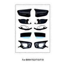 Carica l'immagine nel visualizzatore di Gallery, Specchi BMW F10 F11 LCI F06 F12 F13 F02 F03 F04 2014-2018 look restyling neri
