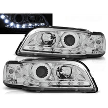 Carica l'immagine nel visualizzatore di Gallery, Fari anteriori compatibile con VOLVO S40/V40 02.96-04.00 luce diurna cromato