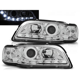 Fari anteriori compatibile con VOLVO S40/V40 02.96-04.00 luce diurna cromato