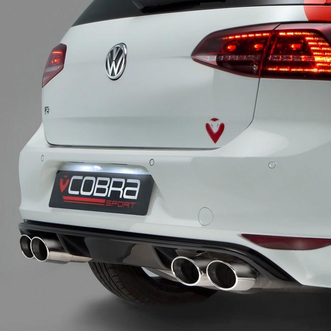 Scarico Sportivo Turbo Back Cobra Sport per VW Golf R (Mk7) 2.0 TSI (5G) (12-18)