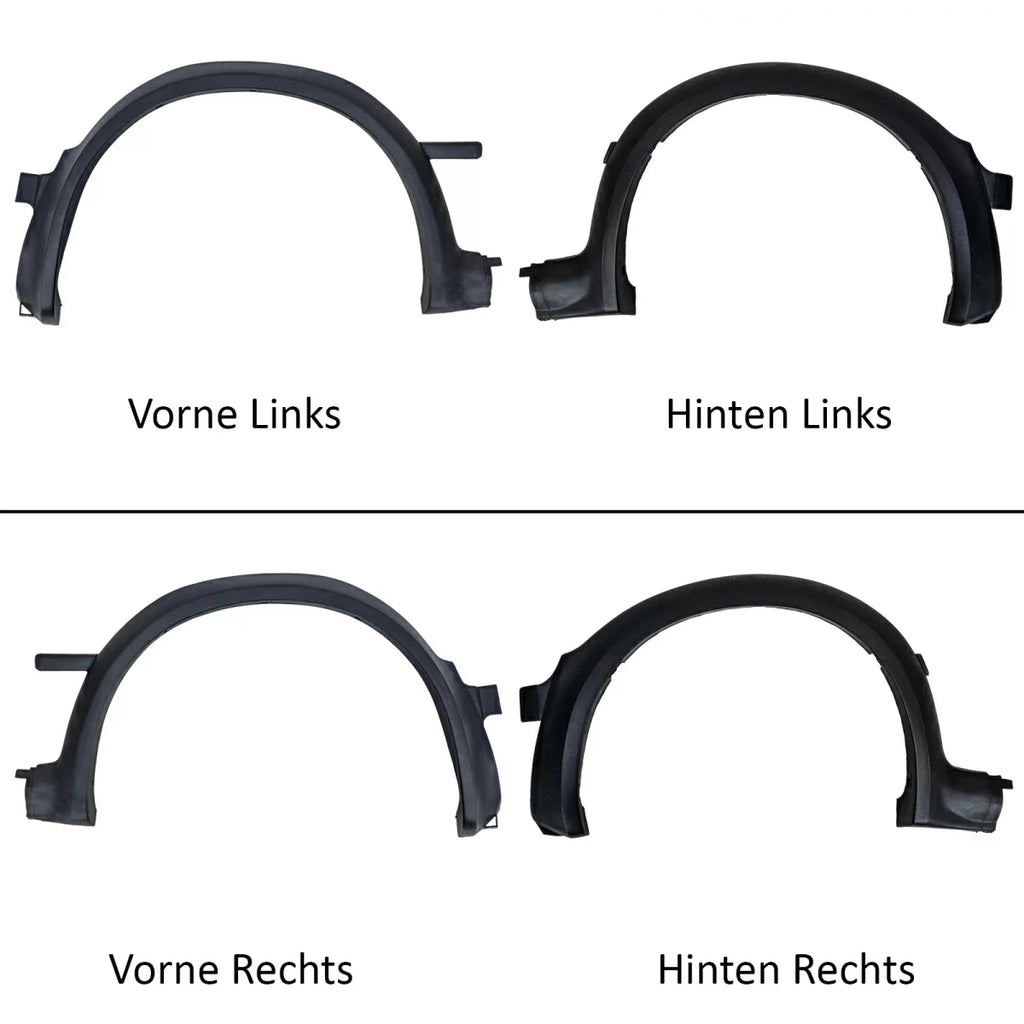 Passaruota parafango passaruota estensioni GTI stile per VW Golf 2 88-92