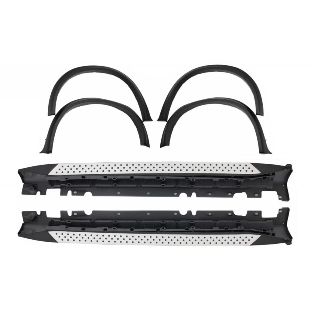 Passaruota allargamenti parafanghi con Pedane laterali per BMW X5 E70 (2007-2013) M-design