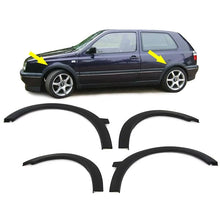 Passaruota parafango plastica Passaruota estensioni per VW Golf 3 91-97