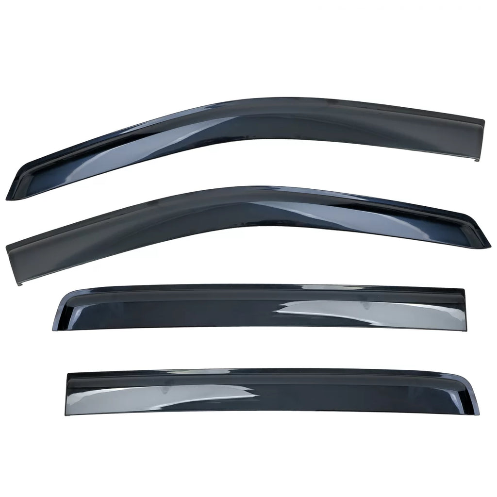 Deflettori antiturbo pioggia deflector 4-pezzo nero per Ford Ranger T6 T7 T8 2012-2022