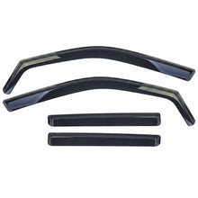 Deflettori antiturbo pioggia deflector 4-pezzo nero fumé per Skoda Fabia 2014-2021
