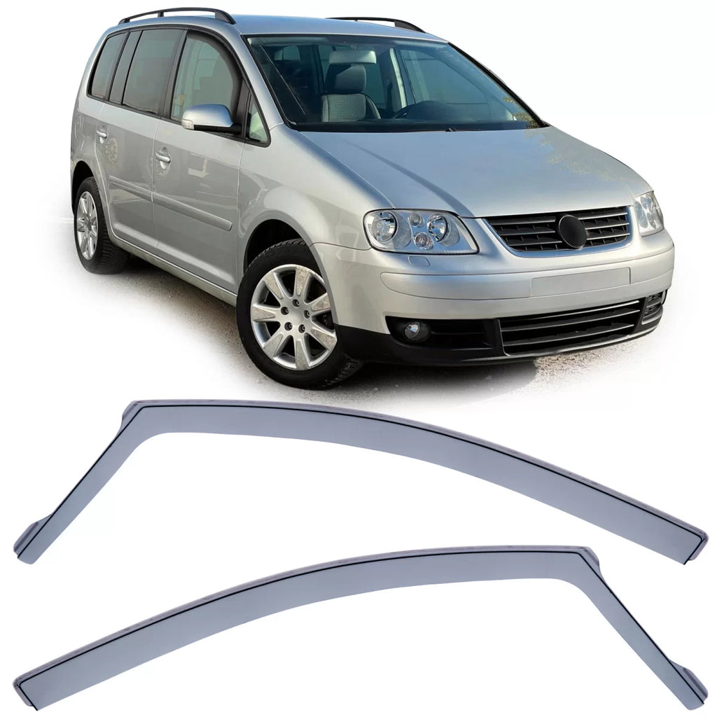 Deflettori antiturbo nero fumé per VW Touran 1T 03-15