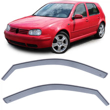 Carica l'immagine nel visualizzatore di Gallery, Deflettori antiturbo nero fumé per VW Golf 4 97-06 5-porta