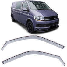 Carica l'immagine nel visualizzatore di Gallery, Deflettori antiturbo trasparente per VW T5 Bus Transporter 03-15