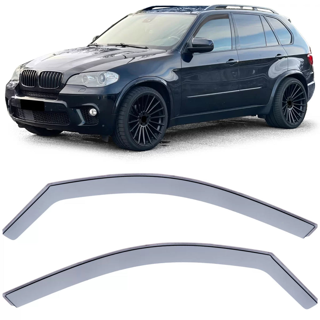 Deflettori antiturbo nero per BMW X5 E70 F15 07-18