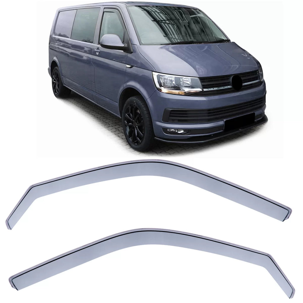 Deflettori antiturbo trasparente per VW T5 Bus Transporter 03-15