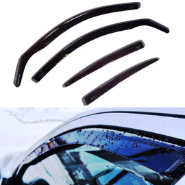 Deflettori antiturbo Heko per Mercedes Classe C W204 (2007-2014) berlina – colore nero set 4 pezzi anteriori