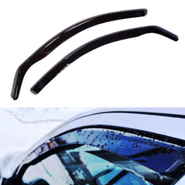Deflettori antiturbo Heko per Renault Twingo (2000-2007) 3 porte colore nero coppia 2 pezzi anteriore 27142