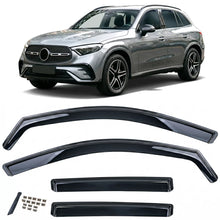 Deflettori antiturbo pioggia deflectors 4-pezzo nero per Mercedes GLC X254 SUV da 2022