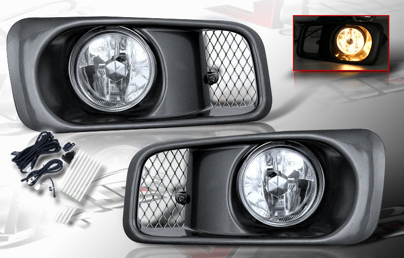 Fari Fendinebbia OEM Style SK-Import Cromati Honda Civic EJ EK Facelift 1999-2001 Phase 2 - foto 10