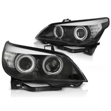 Carica l'immagine nel visualizzatore di Gallery, Xenon D2S fari anteriori CCFL Angel Eyes nero LED freccia compatibile BMW E60/E61 03-04