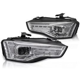 Xenon kit fari anteriori per Audi A5 2011-2016 con dinamico Indicatore di direzione, cromato base, per il modello