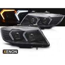 Xenon kit fari anteriori per BMW Serie 3 E90 berlina, E91 Touring LCI 2009-2011 con nero base