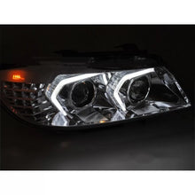 Xenon kit fari anteriori per BMW Serie 3 E90 berlina, E91 Touring LCI 2009-2011 con cromato base