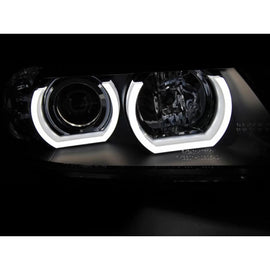 Xenon Set fari anteriori per BMW Serie 3 E90, E91 2005-2008 con nero base, sinistro e destro