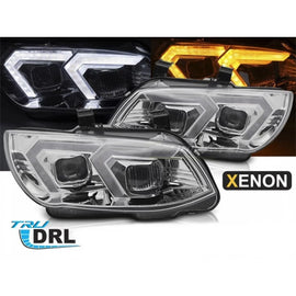Xenon Set fari anteriori per BMW Serie 3 E92 coupe, E93 cabriolet 2010-2013 con cromato base, per il modello