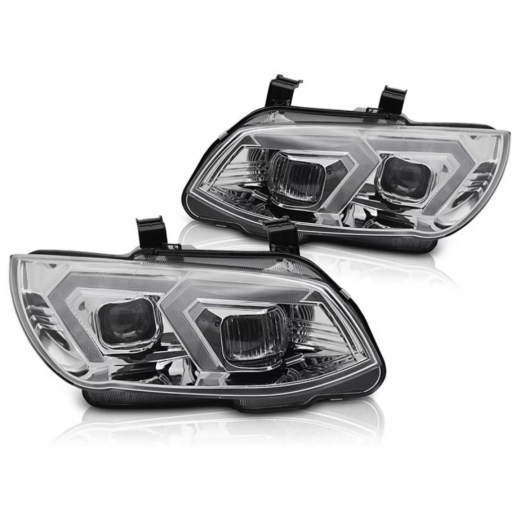 Xenon Set fari anteriori per BMW Serie 3 E92 coupe, E93 cabriolet 2010-2013 con cromato base, per il modello