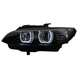 Xenon fari anteriori 3D LED Angel Eyes per BMW Serie 3 E92 E93 (2006-2010) U-tipo nero