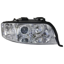 Carica l'immagine nel visualizzatore di Gallery, Xenon fari anteriori Angel Eyes per Audi A6 4B C5 (2001-2004) berlina Avant cromato