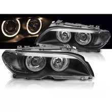 Xenon fari anteriori Angel Eyes nero compatibile BMW E46 03-06 COUPE CABRIO