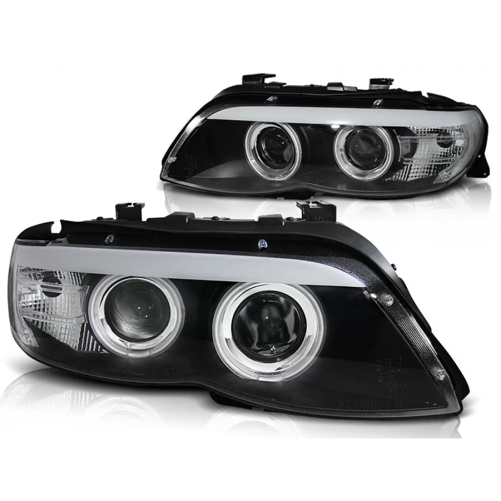 Xenon fari anteriori Angel Eyes CCFL nero compatibile BMW X5 E53 11.03-06