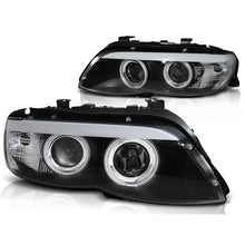 Carica l'immagine nel visualizzatore di Gallery, Xenon fari anteriori Angel Eyes CCFL nero compatibile BMW X5 E53 11.03-06