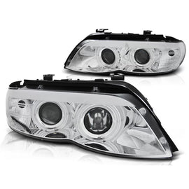 Xenon fari anteriori Angel Eyes cromato compatibile BMW X5 E53 11.03-06