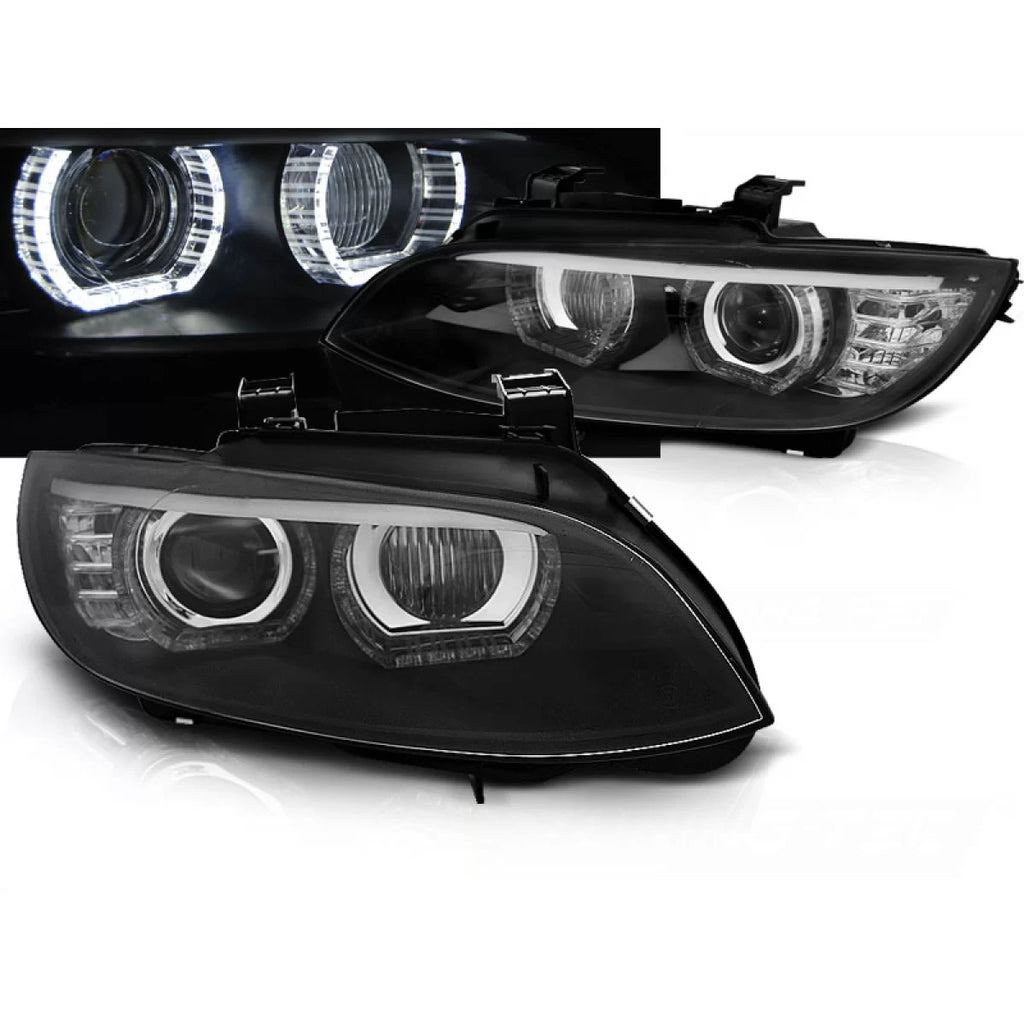 Xenon fari anteriori Angel Eyes LED nero AFS compatibile BMW E92/E93 06-10