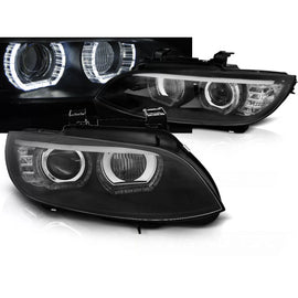 Xenon fari anteriori Angel Eyes LED nero AFS compatibile BMW E92/E93 06-10