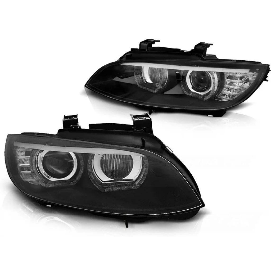 Xenon fari anteriori Angel Eyes LED nero AFS compatibile BMW E92/E93 06-10