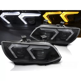 Xenon Fari anteriori neri compatibile BMW E92/E93 LCI 10-13