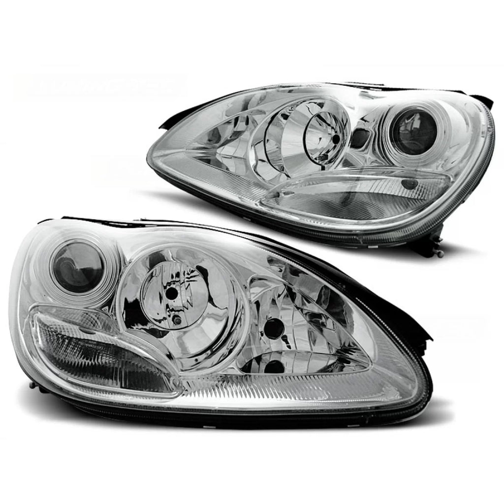 Xenon Fari anteriori cromati compatibile MERCEDES W220 S-Classe 10.02-05.05