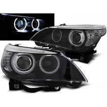 Carica l'immagine nel visualizzatore di Gallery, Xenon fari anteriori D2S Angel Eyes CCFL nero compatibile BMW E60/E61 03-04