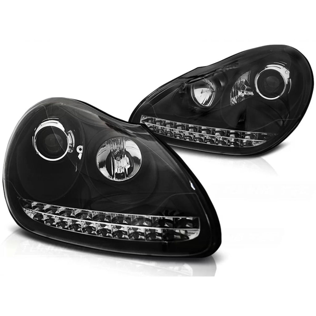 Xenon fari anteriori luce diurna nero compatibile PORSCHE CAYENNE 02-06