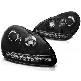 Xenon fari anteriori luce diurna nero compatibile PORSCHE CAYENNE 02-06